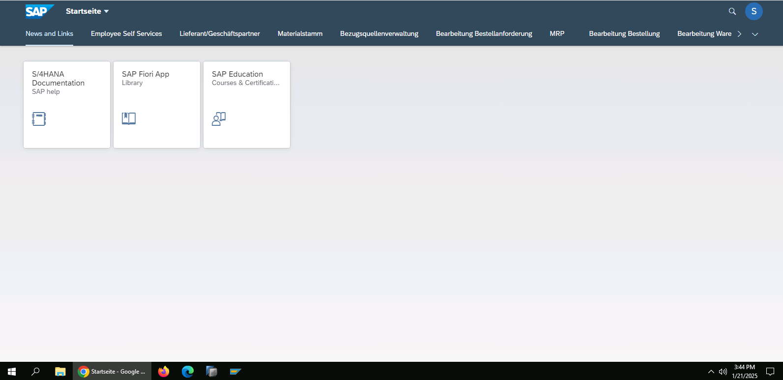 SAP<sup>®</sup> Menu