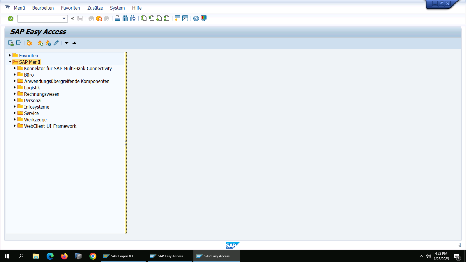 SAP<sup>®</sup> Menu